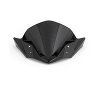 XYWOPO Windshield Windscreen 2011-2014, for YAMAHA, FZ16 FZ 16 FZ-S 11 12 13 14 Motor Wind Shield Screen Motorcycle Parts Motorcycle Front Windscreen Deflector Shield(Black)