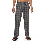 XYXX Code Cotton Rich Track Pants, Regular fit Men's Bottom, Black & White Checks, M
