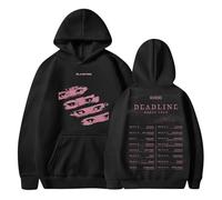 XYYYHTL Black-pink Born Pink Sweatshirt Kpop Hoodie Deadline 2025 World Tour Sweatshirt Jennie Jisoo Rose Outfits for Concert