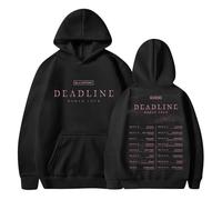 XYYYHTL Black-pink Born Pink Sweatshirt Kpop Hoodie Deadline 2025 World Tour Sweatshirt Jennie Jisoo Rose Outfits for Concert