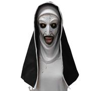 XYYYHTL Halloween Scream Mask Ghostface Scary Mask for Kids and Adults Unisex Realistic Terrifier Suitable for Haunted Houses Halloween Party Cosplay Costume Accessories