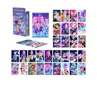 XYYYHTL Kpop Demon Hunters Lomo Cards Photocards Kpop Rumi Mira Zoey Jinun Photo Card Set Birthday Gift for Fans-30PC