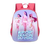 XYYYHTL Kpop Demon Hunters School Bags K-pop Demon Hunters Backpack Rumi Mira Zoey Character Prints Backpack Waterproof Portable School Bag Rucksack for Boys Girls Fans Collectors