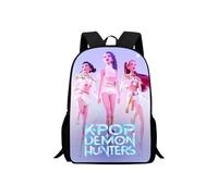 XYYYHTL Kpop Demon Hunters School Bags K-pop Demon Hunters Backpack Rumi Mira Zoey Character Prints Backpack Waterproof Portable School Bag Rucksack for Boys Girls Fans Collectors