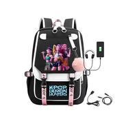 XYYYHTL Kpop Hunters Bag Backpack Kpop Hunters Merch School Bag Huntrix Rumi Mira Zoey Jinu Tiger Printed Bookbag for School Boys Girls Fans