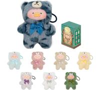 XYYYHTL Lulu the Piggy Blind Box Plush Keychain Figures Cute Stuffed Animals Mystery Collectibles Toys Home Decorations Holiday Birthday Gifts