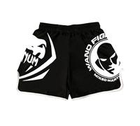 XYYYHTL Mens Shorts MMA Shorts Adult for Training and Kick Boxing Bodybuilding Cage Fighting Muay Thai BJJ Grappling and Combat Sports Workout for Martial Arts Gym
