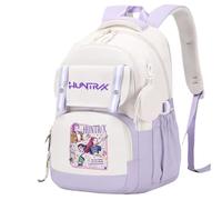 XYYYHTL Merch Kpop Hunters Backpack Huntrix Huntr/X Merch School Bag Huntrix Rumi Mira Zoey Jinu Tiger Printed Bookbag Backpack for School Boys Girls Fans