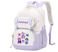 XYYYHTL Merch Kpop Hunters Backpack Huntrix Huntr/X Merch School Bag Huntrix Rumi Mira Zoey Jinu Tiger Printed Bookbag Backpack for School Boys Girls Fans