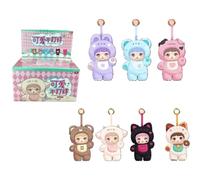 XYYYHTL Nommi Loveliness Never Ends Series Plush Dolls Blind Box 6PCs Cute Figures Collectible Toys Birthday Gifts