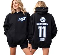 XYYYHTL Stray Kids Hoodie KARMA Album Hooded Felix Sweatshirts Straykids Merch SKZ KARMA Sweatshirts Harajuku Streetwear BangChan Lee Know Changbin Hyunjin Han Seungmin I.N