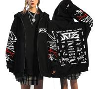 XYYYHTL Stray Kids Hoodie Women SKZ Domin ATE Zip Hooded Jacket BangChan Lee Know Changbin Hyunjin Han Felix Seungmin I.N Fashion Loose Y2K Streetwear Harajuk Stray Kids Sweatshirt Tops