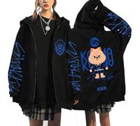 XYYYHTL Stray Kids Hoodie Women Zip SKZ Karma Sport Jacket BangChan Lee Know Changbin Hyunjin Han Felix Seungmin I.N Fashion Loose Y2K Streetwear Harajuk Stray Kids Sweatshirt Tops