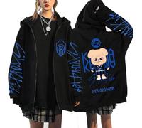 XYYYHTL Stray Kids Hoodie Women Zip SKZ Karma Sport Jacket BangChan Lee Know Changbin Hyunjin Han Felix Seungmin I.N Fashion Loose Y2K Streetwear Harajuk Stray Kids Sweatshirt Tops