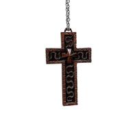 XYYYHTL Thanos Necklace Cross-shaped Korean Game No.230 Necklaces with secret compartment Antique Cross Ten Shaped Pendant 3D Metal Design Charm Neck Handmade Jewelry for Korean TV Show Fans