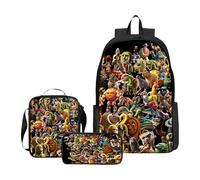 XYYYHTL Tralalero Tralala Tung Sahur Bombardino Crocodile Backpack Italian Brainrot Ai Animals School Bags for Boys Girls Anime Game Cute Lightweight Rucksack
