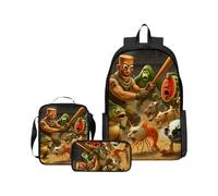 XYYYHTL Tralalero Tralala Tung Sahur Bombardino Crocodile Backpack Italian Brainrot Ai Animals School Bags for Boys Girls Anime Game Cute Lightweight Rucksack