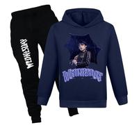 XYYYHTL Wednes-Day Season 2 Tracksuit Kids 2PC Hoodie and Sweatpants Set Long Sleeve Sweatshirts+Sweatpants Autumn Winter Set for Boys Girls Fans