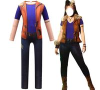 XYYYHTL Zombies 4 Costumes Dawn of the Vampires Cosplay Halloween Costumes Zombies 4 Vampire Cheerleader Fancy Dress up Outfit