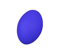 XYZ Coated Foam Rugby Ball - Sponge - Play - Training - Indoor - Outdoor - Safety - Rugby Union - Rugby League - Size 3 - Skills Ball (Blue)