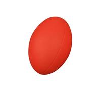 XYZ Coated Foam Rugby Ball - Sponge - Play - Training - Indoor - Outdoor - Safety - Rugby Union - Rugby League - Size 3 - Skills Ball (Red)