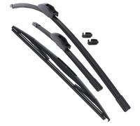 XYZ Parts Front And Rear Windscreen Wiper Blades Set of 3 Compatible with Honda Jazz GR Hatchback 2020-2025 Replacement