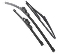 XYZ Parts Front And Rear Windscreen Wiper Blades Set of 3 Compatible with Kia Venga 2009-2020 Replacement