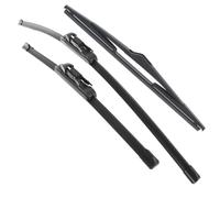 XYZ Parts Front And Rear Windscreen Wiper Blades Set of 3 Compatible with Vauxhall Corsa E Mk4 Hatchback 2014-2020 Replacement