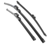 XYZ Parts Front And Rear Windscreen Wiper Blades Set of 3 Compatible with Volvo V40 Mk2 Hatchback 2012-2020 Replacement