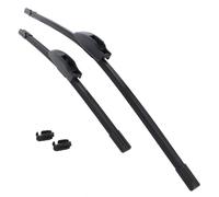 XYZ Parts Front Exact Fit Aero Windscreen Wiper Blades Pair Set Compatible with Nissan Pixo Hatchback 2009-2014 21" 53 cm 14" 35 cm Replacements