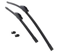 XYZ Parts Front Exact Fit Aero Windscreen Wiper Blades Pair Set Compatible with Renault Scenic RX4 2000-2003 24" 60 cm 16" 40 cm Replacements