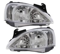 XYZ Parts Headlights For Vauxhall Combo Van & MPV 2006-2012 | Electric , With Crystal Clear Indicator , For UK 1 Pair Drivers Right & Passengers Left Replacement