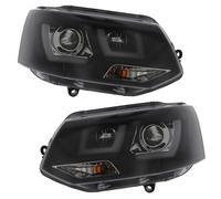 XYZ Parts Projector Upgrade Headlights With LED Daytime Running Lights Compatible With VW Transporter T5.1 Van 2010-2015 Boxed Pair Replacements