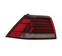 XYZ Parts Rear Tail Light Assembly Outer Wing LED Compatible With Volkswagen Golf Mk7 Hatchback 2017-2020 For UK Passengers Side Left Hand Replacement