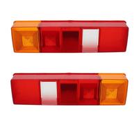 XYZ Parts Rear Tail Light Lens Compatible With Ford Transit Mk3 Chassis Cab 1985-2014 For UK 1 Pair Drivers Side Right Hand & Passenger Side Left Hand Replacement