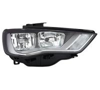 XYZ Parts Replacement Headlight Assembly Electric Adjustment Black Inner Halogen Compatible With Audi A3 Mk3 8V Hatchback 2012-2016 For UK Drivers Side Right Hand