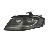 XYZ Parts Replacement Headlight Assembly Electric Adjustment Black Inner Halogen Compatible With Audi A4 Mk3 B8 8K Estate 2008-2012 For UK Passengers Side Left Hand