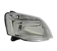 XYZ Parts Replacement Headlight Assembly Electric Adjustment Chrome Inner Halogen Compatible With Citroen Berlingo Mk1 MPV & Van 2002-2008 For UK Drivers Side Right Hand