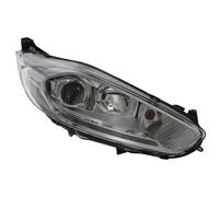XYZ Parts Replacement Headlight Assembly Electric Adjustment Chrome Inner Halogen Compatible With Ford Fiesta Mk7 Hatchback 2012-2018 ST & Titanium For UK Drivers Side Right Hand