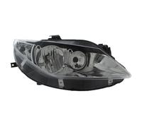 XYZ Parts Replacement Headlight Assembly Electric Adjustment Chrome Inner Halogen Compatible With Seat Ibiza 6J Hatchback 2008-2012 For UK Drivers Side Right Hand