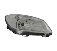 XYZ Parts Replacement Headlight Assembly Electric Adjustment Chrome Inner Halogen Compatible With Skoda Fabia Mk2 Estate & Hatchback 2010-2015 For UK Drivers Side Right Hand