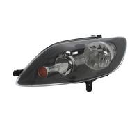 XYZ Parts Replacement Headlight Assembly Electric Adjustment Chrome Inner Halogen Compatible With Volkswagen Golf Plus Mk5 Hatchback 2005-2009 For UK Passengers Side Left Hand