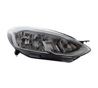 XYZ Parts Replacement Headlight Assembly Electric Adjustment Chrome Inner With Black Edging Halogen Compatible With Ford Fiesta Mk8 B479 Hatchback & Van 2017-2019 For UK Drivers Side Right Hand