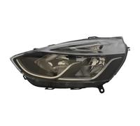 XYZ Parts Replacement Headlight Assembly Electric Adjustment Grey Inner & Chrome Edging Halogen Compatible With Renault Clio Mk4 Hatchback 2016-2019 For UK Passengers Side Left Hand