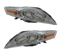 XYZ Parts Replacement Headlight Assembly Electric Chrome Inner Compatible With Ford Mondeo Mk4 Estate Hatchback & Saloon 2007-2011 For UK 1 Pair Drivers Side Right Hand & Passengers Side Left Hand