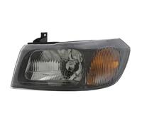 XYZ Parts Replacement Headlight Assembly Electric & Manual Adjustment Black Inner Halogen Compatible With Ford Transit Mk6 Van 2000-2006 For UK Passengers Side Left Hand