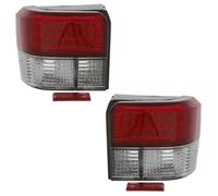 XYZ Parts Styling Upgrade Rear Back Tail Lights Lamps Compatible with VW Transporter T4 1990-2003 Red Clear LED Style Boxed 1 Pair Replacements