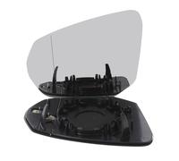 XYZ Parts Wing Door Mirror Glass Heated Aspherical Wide Angle Compatible with Audi Q2 GA SUV 2016-2024 Passengers Side Left Hand UK Replacement