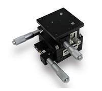 XYZ60-L Manual Fine-Tuning Lifting Platform - Extended Stroke Three-Way Adjustable Height Precis Engineering Tool for Worhops and Labs Stable & Design