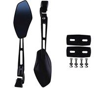 XYZCTEM Motorcycle Gloss Black Mini Sport Racing Mirrors for Yamaha YZF R1 R6 R6S 1000 600 Suzuki GSXR 600 700 750 1000 1300 Hayabusa Honda CBR 250 500 600 1000 RR F4i Kawasaki Ninja ZX 6R 7R 9R 10R